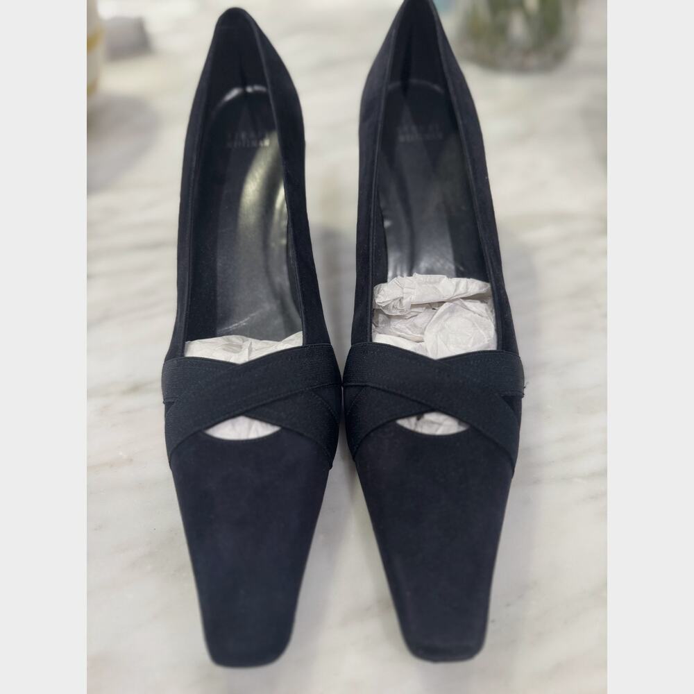 NWOT Stuart Weitzman Navy Suede High Heels size 12N